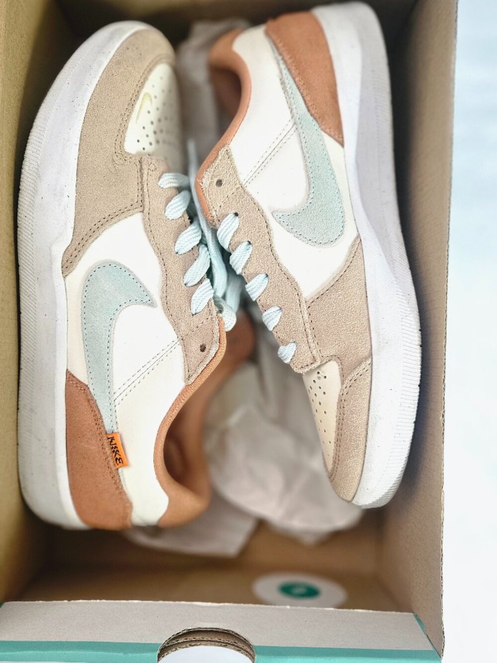 Nike SB Force 58 Pale Ivory Jade Ice Hemp Sneakers